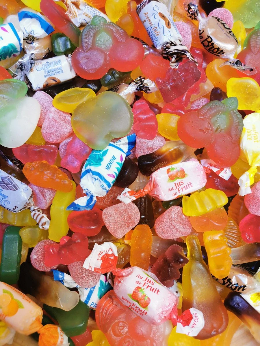 Suikervrij Snoep & Snoepgoed Mix 450Gram - Voordeelverpakking - Glutenvrij Snoep, Snoepjes Voor Kinderen, Verjaardag, Uitdeel Snoep, Traktatie, Snoeppot, Snoep Met Natuurlijke Ingrediënten 1 Suikervrij Snoep & Snoepgoed Mix 450Gram - Voordeelverpakking - Glutenvrij Snoep, Snoepjes Voor Kinderen, Verjaardag, Uitdeel Snoep, Traktatie, Snoeppot, Snoep Met Natuurlijke Ingrediënten