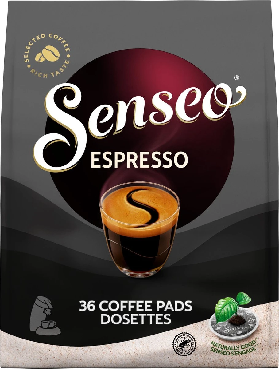 Senseo Espresso Koffiepads - 9/9 Intensiteit - 10 X 36 Pads 9 Senseo Espresso Koffiepads - 9/9 Intensiteit - 10 X 36 Pads - Afbeelding 9