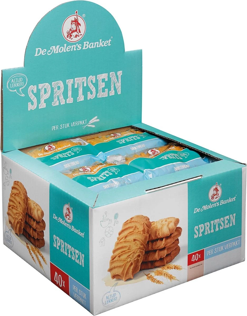 De Molen's Banket - Spritsen - 40 X 38gr 1 De Molen's Banket - Spritsen - 40 X 38gr