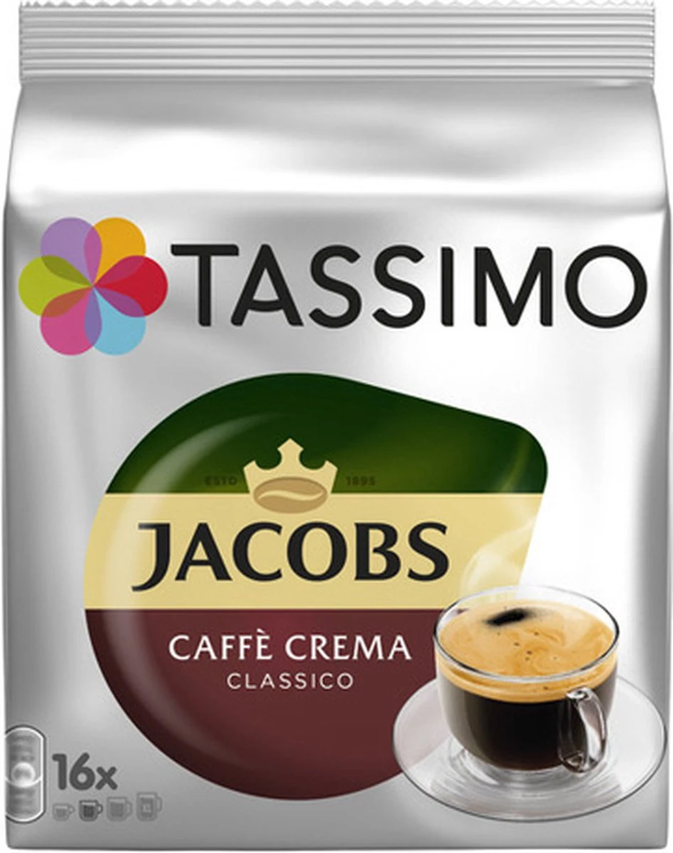 Tassimo - Jacobs Caffè Crema Classico - 5x 16 T-Discs 1 Tassimo - Jacobs Caffè Crema Classico - 5x 16 T-Discs