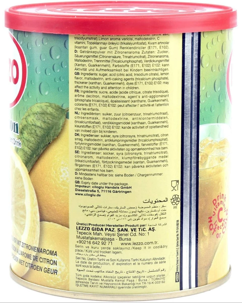 Lezzo Turkse Citroenthee (700 Gram) 2 Lezzo Turkse Citroenthee (700 Gram) - Afbeelding 2