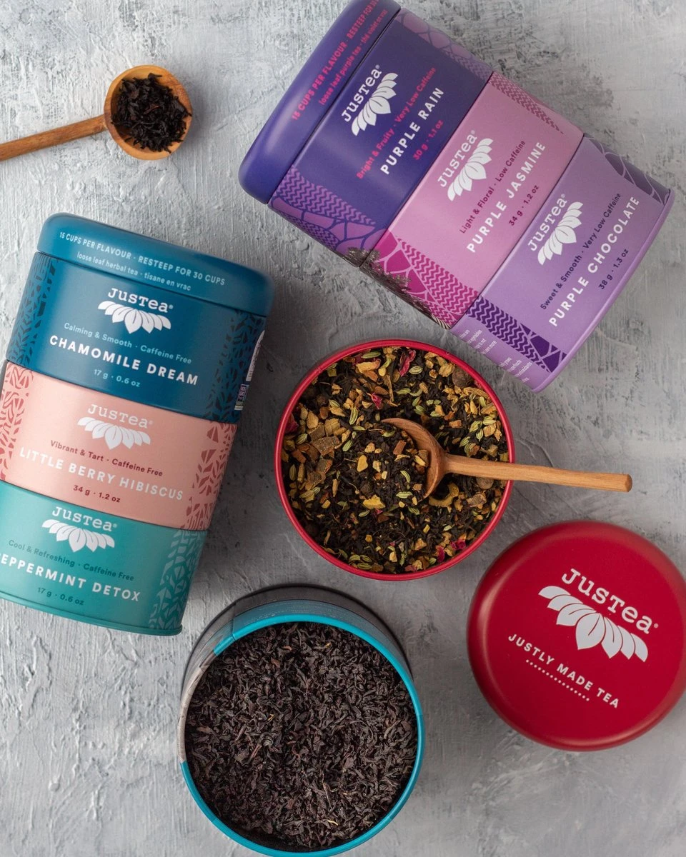 Mixverpakking-Justea-Kruidenthee-Biologisch-Losse Thee-Yoga 6 Mixverpakking-Justea-Kruidenthee-Biologisch-Losse Thee-Yoga - Afbeelding 6