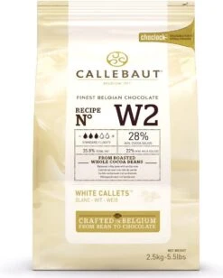 Callebaut Chocolade Callets Wit- 2,5 Kg