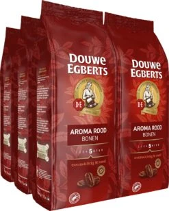 Douwe Egberts Aroma Rood Koffiebonen - 6 X 500 Gram -Voedsel Serie Winkel 962x1200