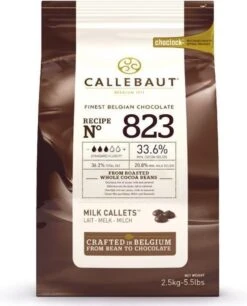 Callebaut Chocolade Callets -Melk- 2,5 Kg (33,6%)