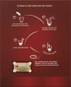 Douwe Egberts Aroma Rood Sticks Oploskoffie - 6 X 25 Zakjes -Voedsel Serie Winkel 981x1200 2