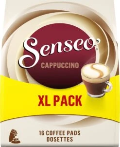 Senseo Cappuccino Koffiepads - 2/9 Intensiteit - 4 X 16 Pads - Voordeelverpakking -Voedsel Serie Winkel 982x1200 1